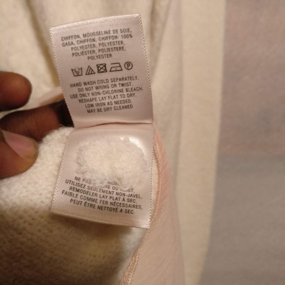 Rhinestone ALPACA+WOOL Ballerina Chiffon Sweater/Sweaterdress with Measurement M - Picture 11 of 13